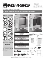 Rev-A-Shelf MONSTER 51 SERIES Installation Instructions Manual предпросмотр