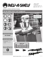 Rev-A-Shelf RAS-ML Series Installation Instructions Manual preview