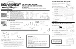 Preview for 2 page of Rev-A-Shelf RV657211 Installation Instructions