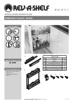 Предварительный просмотр 1 страницы Rev-A-Shelf SIDEMOUNT PULLOUT 150 MM Installation Instructions