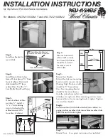 Preview for 4 page of Rev-A-Shelf Wood Classics 4WCTM-12DM1 Installation Instructions