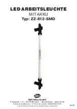 Preview for 1 page of REV Ritter ZZ-812-SMD Assembly And Operating Instructions Manual