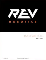 Preview for 1 page of REV Robotics #25 CHAIN TOOL User Manual