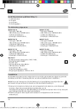 Preview for 52 page of REV Damp roomLight strip Operating And Maintenance Manual