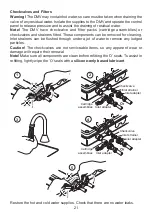 Preview for 30 page of Reval OPALE SENSE Instruction Manual