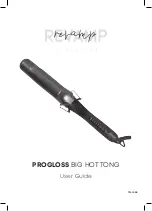 Preview for 1 page of Revamp PROGLOSS BIG HOT TONG User Manual