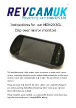 REVCAMUK MON293GL Instructions Manual preview