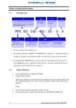 Preview for 5 page of REVCON RFE B3 Operating Instructions Manual