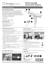 RevealeSurgical 2500 D-DPL Series Instruction Manual preview