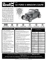 Preview for 1 page of REVELL 1932 FORD HIGHBOY HOT ROD Assembly