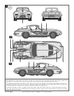 Предварительный просмотр 8 страницы REVELL 1963 CORVETTE STING RAY COUPE Manual