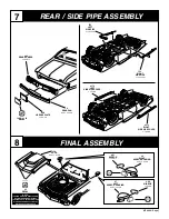 Предварительный просмотр 7 страницы REVELL 1970 Baldwin Motion Chevelle Manual