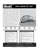 Предварительный просмотр 1 страницы REVELL 2006 Corvette Z06 Assembly Manual