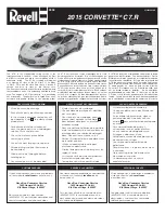 Preview for 1 page of REVELL 2015 CORVETTE C7.R Assembly Manual