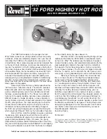 Preview for 1 page of REVELL '32 FORD HIGHBOY HOT ROD Assembly Manual