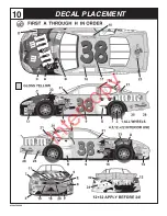 Предварительный просмотр 8 страницы REVELL 38 ELLIOTT SADLER m&m's TAURUS STOCK CAR Assembly Manual