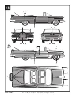 Предварительный просмотр 16 страницы REVELL '59 CHEVY IMPALA CONVERTIBLE 2' 1 User Manual