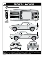 Предварительный просмотр 8 страницы REVELL '69 Camaro Z/28 SS Assembly Manual