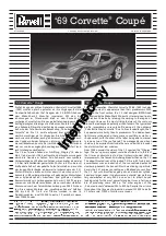 Preview for 1 page of REVELL '69 Corvette Coupe Assembly Instructions Manual