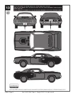 Предварительный просмотр 12 страницы REVELL '71 Plymouth Hemi Cuda 426 Assembly Manual