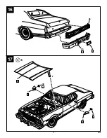 Предварительный просмотр 11 страницы REVELL '76 FORD GRAN TORINO Manual