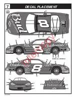 Preview for 8 page of REVELL 8 Dale Earnhardt, Jr. Budwaiser 2003 Monte Carlo Assembly Manual