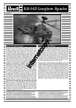 REVELL AH-64D Longbow Apache Assembly Manual предпросмотр