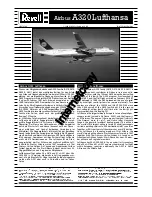 Preview for 1 page of REVELL Airbus A320 Lufthansa Assembly Manual