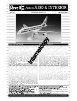 REVELL Airbus A380 & Interior Assembly Manual preview