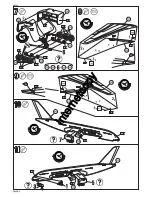 Preview for 6 page of REVELL Airbus A380 New livery First Flight Assembly Manual