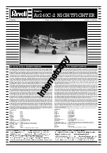 Preview for 1 page of REVELL Arado Ar240C-2 Nightfighter Assembly Manual