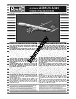 REVELL Austrian Airbus A340 Wiener Philharmoniker Assembly Manual предпросмотр