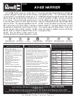 Preview for 1 page of REVELL AV-8B Harrier Assembly Manual