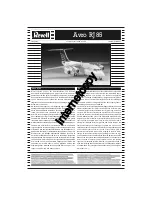 Preview for 1 page of REVELL Avro RJ 85 Assembly Manual