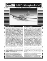 Preview for 1 page of REVELL B-17F "Memphis Belle" Manual