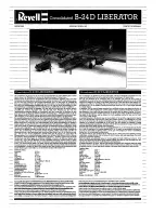 Preview for 1 page of REVELL B-24D Liberator Instructions Manual