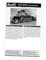 REVELL Big Boy Locomotive Assembly Manual preview