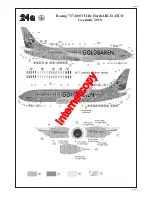 Предварительный просмотр 11 страницы REVELL Boeing 737-800 TUIfly "HaribAIR" Assembly Instructions Manual