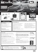 REVELL Control PETREL User Manual preview