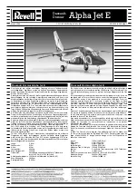 REVELL Dassault-Dornier Alpha Jet E Assembly Manual preview