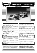 REVELL DREMEL Grand-Prix Model Assembly Manual preview