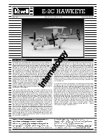 REVELL E-2C Hawkeye Assembly Manual preview