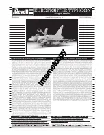 Preview for 1 page of REVELL Eurofighter Typhoon Single Seater Assembly Manual