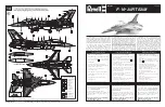 Preview for 1 page of REVELL F-16 AIR TEAM Manual