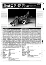 REVELL F-4F Phantom II Assembly Instructions Manual предпросмотр