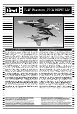 Preview for 1 page of REVELL F-4F Phantom II Manual