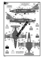 Предварительный просмотр 12 страницы REVELL F9F-5P Panther Assembly Manual