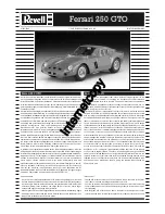 Предварительный просмотр 1 страницы REVELL Ferrari 250 GTO Assembly Manual