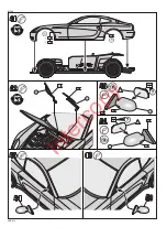 Предварительный просмотр 12 страницы REVELL Ferrari 612 Scaglietti Assembly Manual