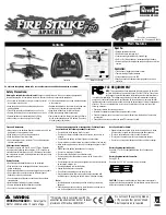 REVELL Fire Strike Pro Apache Assembly Manual предпросмотр